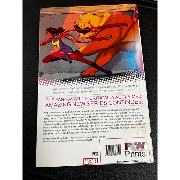 Ms. Marvel Graphic Novels Paperback Marvel Now! Book Lot Ex Library - Picture 4 of 9